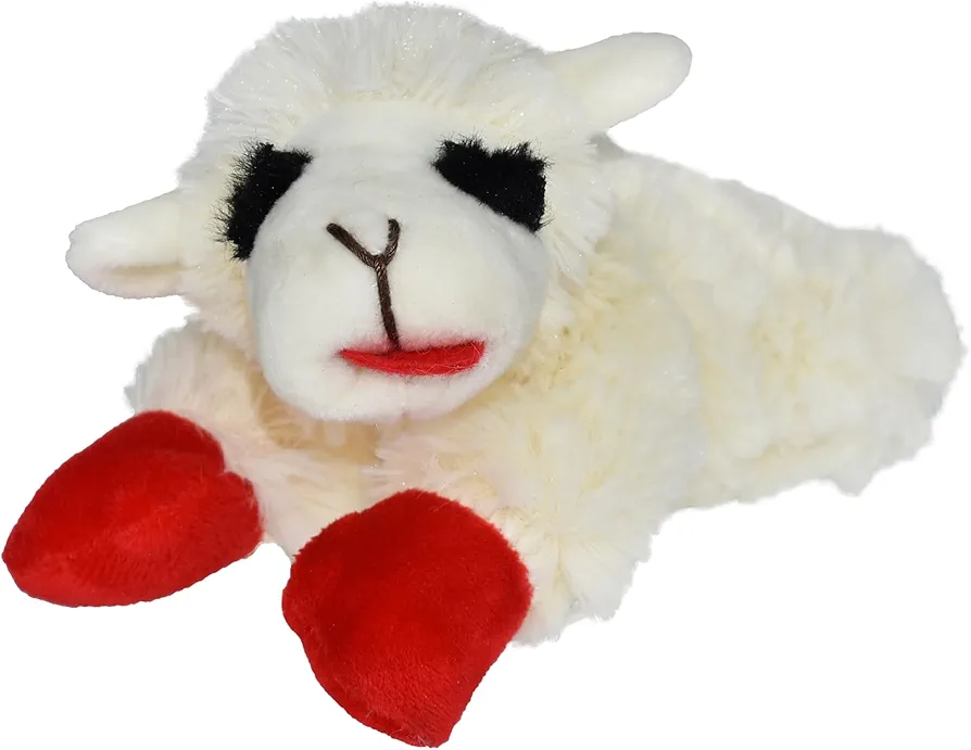 Multipet -Lamb Chop Juguete para Perro (15,24 cm)