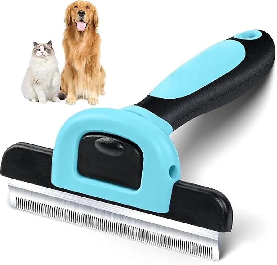 Cepillo para Perros y Gatos Profesional - Cepillo para Mascotas de Pelo Corto y Largo, Eficaz para la Eliminación de Pelo Muerto y Cuidado del Pelaje de su Mascota, DOGGIE®