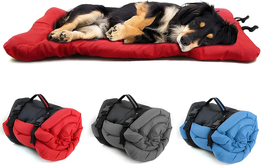 Miyacare Cama Impermeable Plegable para Perros,Colchoneta Plegable para Perros,Lavable Impermeable Cama para Perros Grande y Mediana Cojín portátil,para Interior Exterior