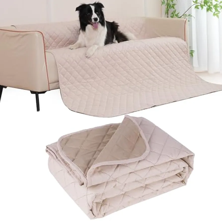 HezzLuv Manta para Perros para Cubrir Cama 203x152cm, Protector de Colchón y Muebles, Lavable, Reversible, Resistente a los Arañazos, Antipelo, para Perros Medianos y Grandes y Gatos