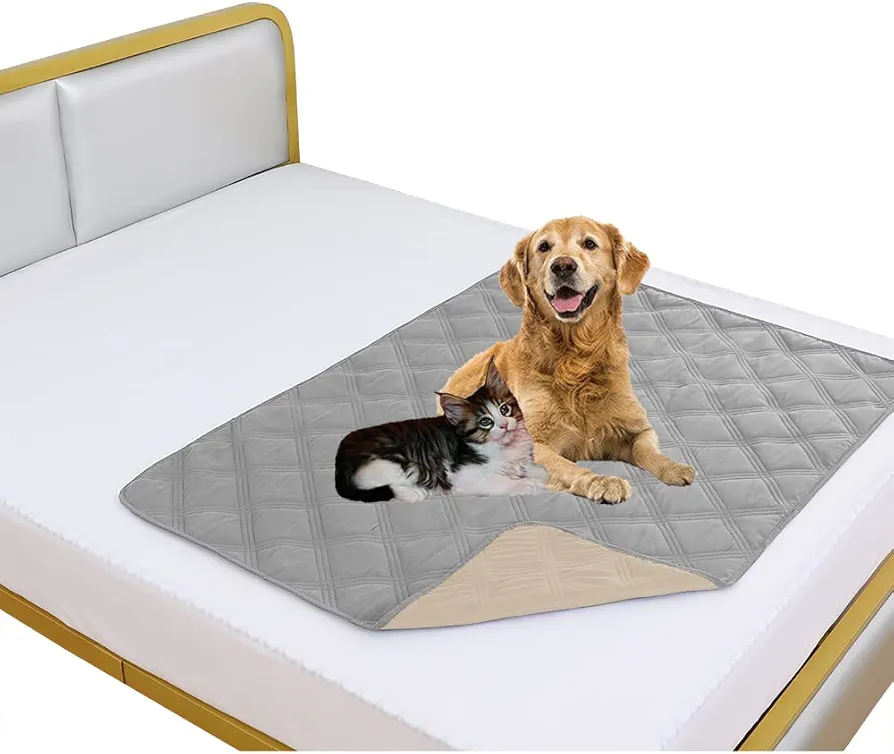 SUNNYTEX Funda impermeable y reversible para cama de perro, protector de muebles para mascotas (40 x 50 pulgadas)