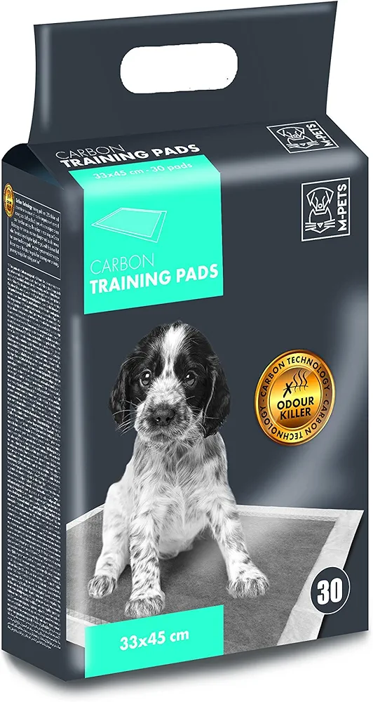 M-Pets Carbon Training Pads 30 piezas 33 x 45 cm para perro talla S