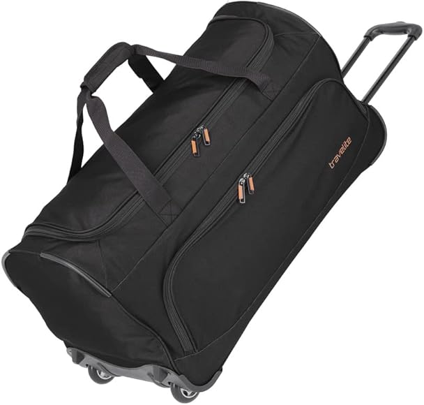 travelite Bolsa de Viaje Trolley de 2 Ruedas Talla L, Serie de Equipaje Basics Fresh: Bolsa de Viaje Blanda con Ruedas de diseño Deportivo, 71 cm, 89 litros