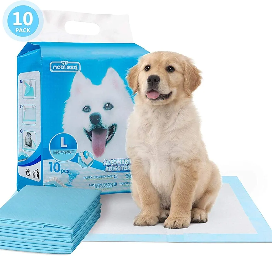 Nobleza - 100 x Empapadores Perros Alfombrilla higiénica de Entrenamiento para Perros. Ultraabsorbente 90cm*60cm