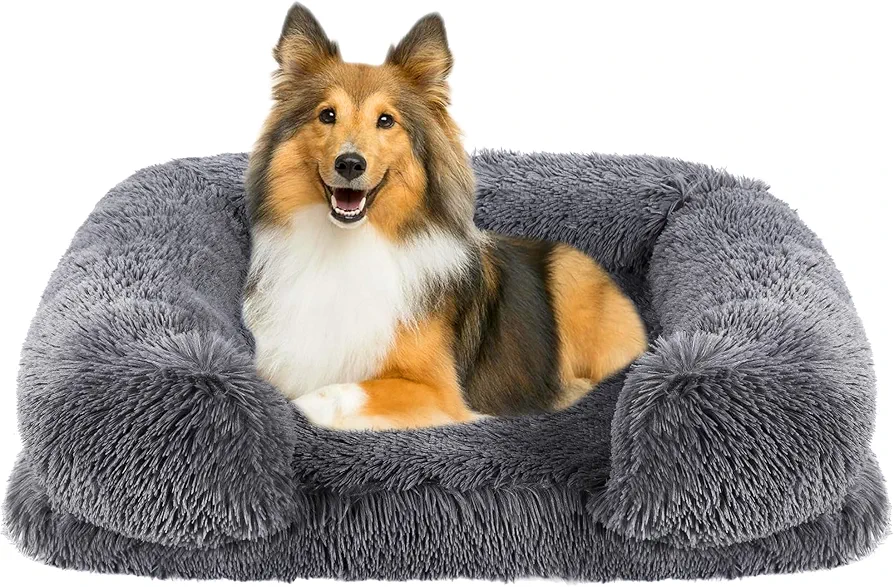 OCYEMY Cama Ortopedica para Perros: Cama Viscoelastica para Perros para Medianos, Pequeños, Cama Perro Memory Foam, Sofá Perro Extraíble y Lavable Dog Bed, 75 X 50 X 17 CM