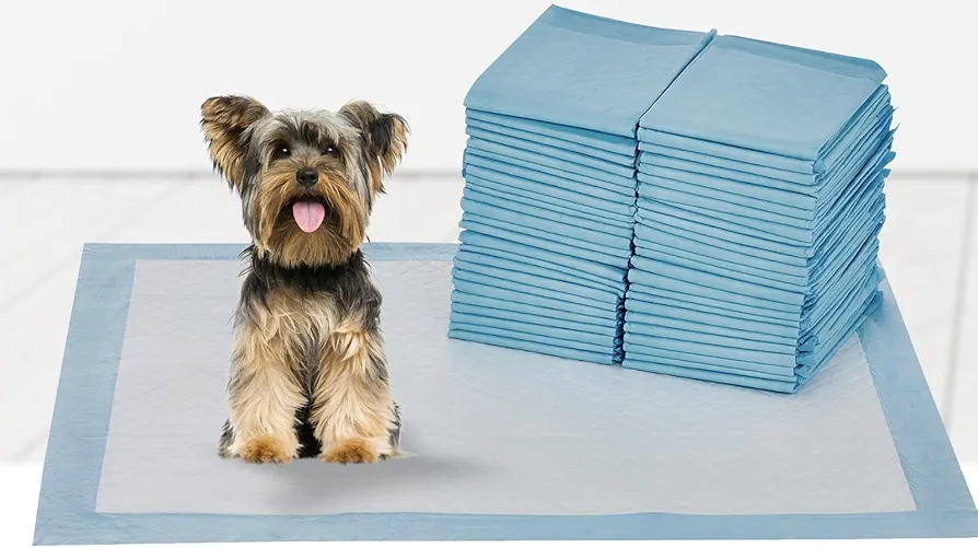 Empapadores Perros 33x45. Almohadillas de adiestramiento de Perros Extra absorbentes. Toallitas de Entrenamiento para Mascota. Empapadores Perros 100 Unidades. Accesorios para Perros. Puppy Pads.