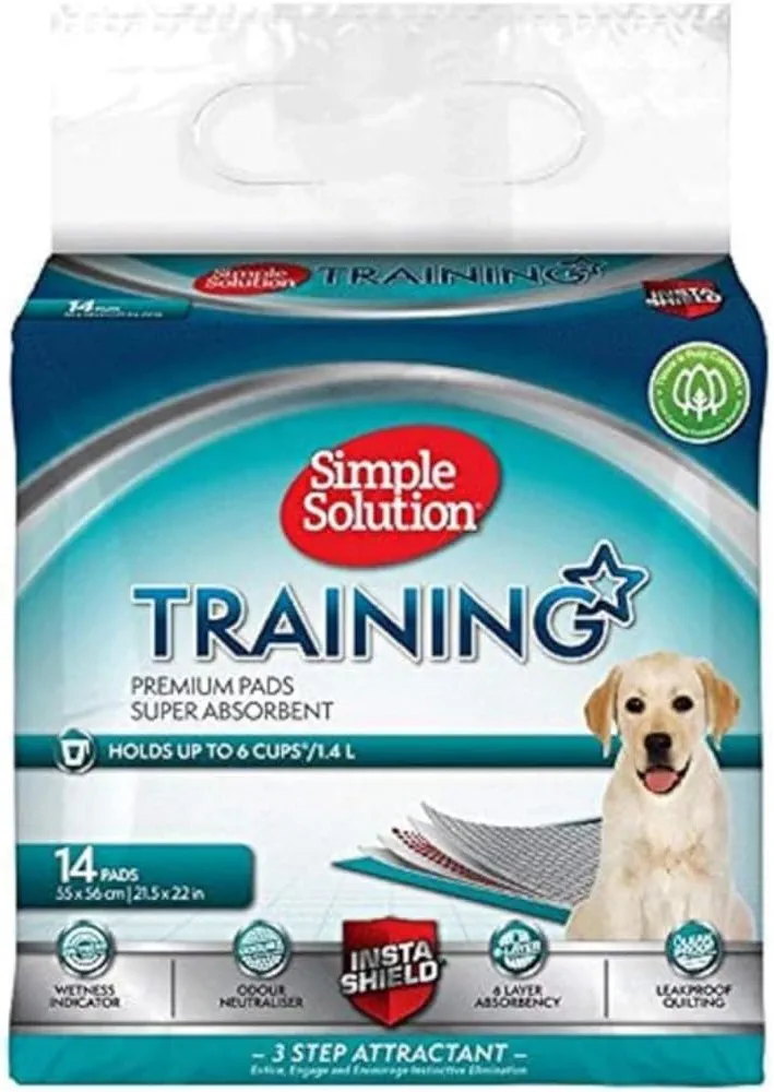 Simple Solution Almohadillas de adiestramiento premium para perros y cachorros - Pack de 30